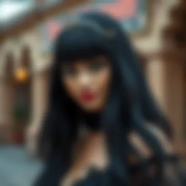 Magnificent A Comprehensive Exploration of Long Black Wigs for Halloween