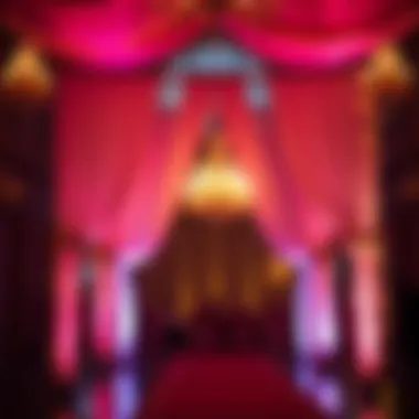 Magnificent Elevating Your Wedding Ambiance with Curtains and Lights