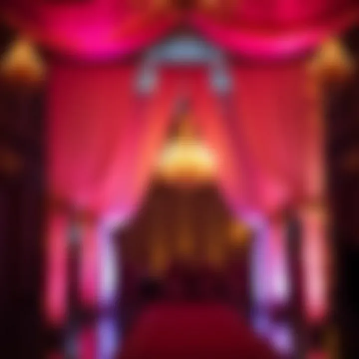Magnificent Elevating Your Wedding Ambiance with Curtains and Lights