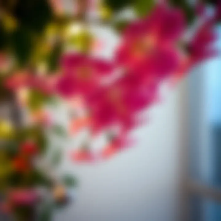 Magnificent The Allure of Artificial Flowers on a Vine Magnificent The Allure of Artificial Flowers on a Vine