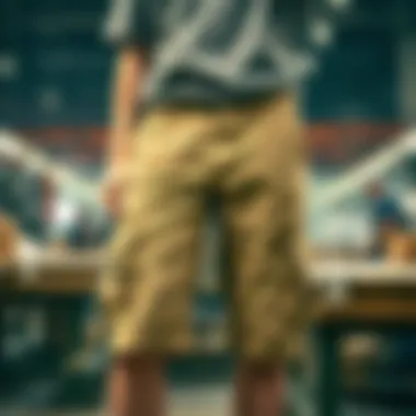 A sustainable production process for cargo shorts