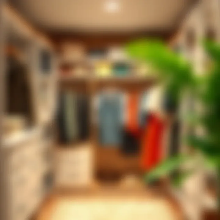 Modern Eco-Friendly American Doll Closet A modern American doll closet featuring eco-friendly materials and sustainable fashion choices.