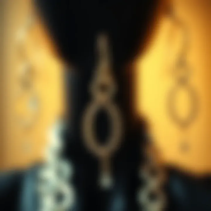 Creative applications of chains in jewelry design