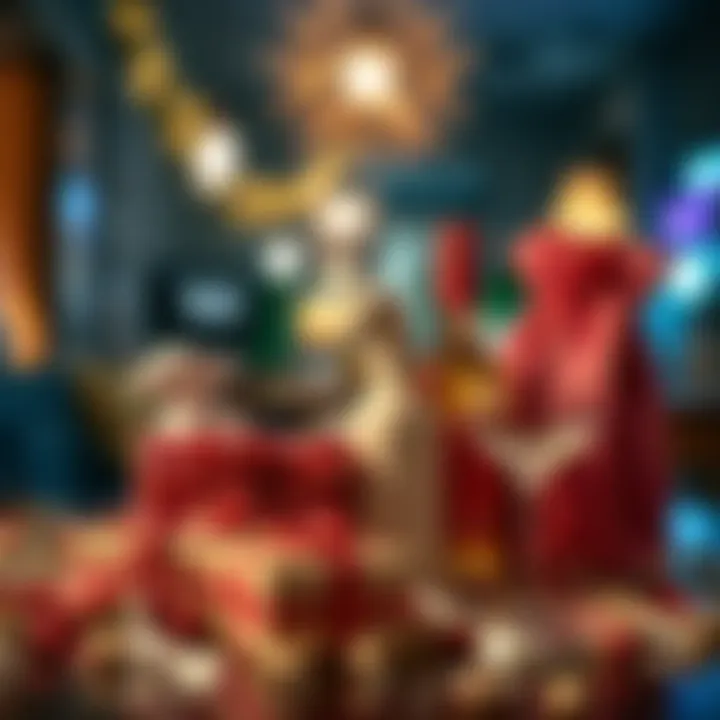 Creative presentation of hangover gift items