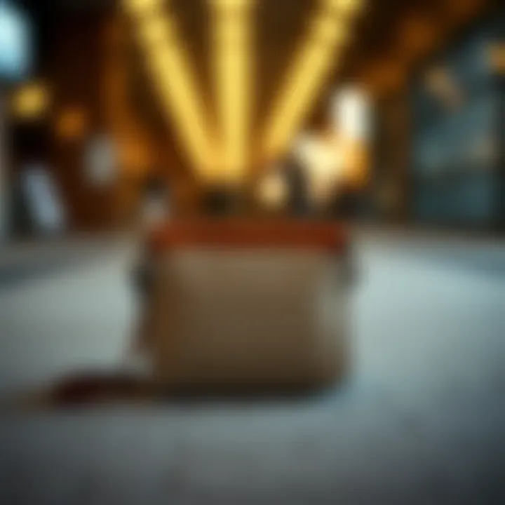 A chic Bally crossbody bag showcasing its signature design