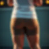 Comfortable compression shorts designed for plus-size individuals