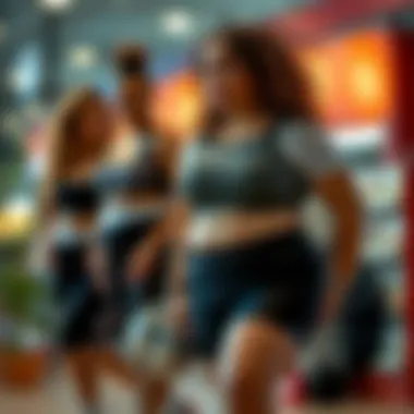 Variety of styles for plus-size compression shorts