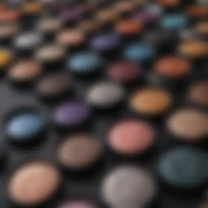 Close-up of Dasique eyeshadow texture highlighting its innovative formula