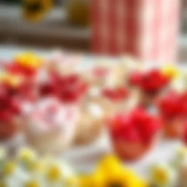 An array of exquisite flower-shaped cups showcasing different designs