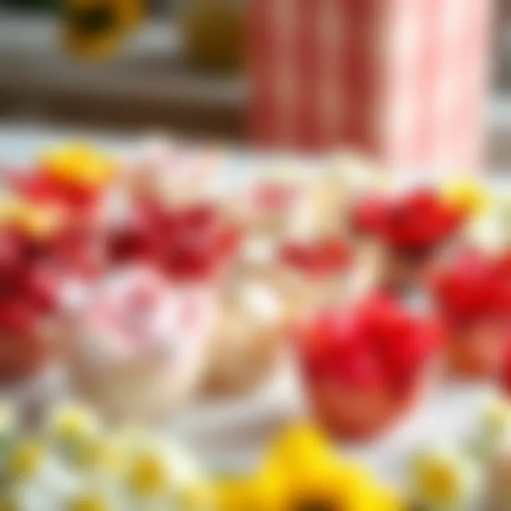 An array of exquisite flower-shaped cups showcasing different designs