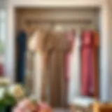 Elegant display of cotton nightgowns in various colors and designs