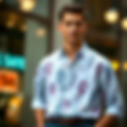 Exploring Men's Statue Print Button-Up Shirts: A Comprehensive Guide Introduction