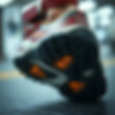 Innovative Slip-Resistant Sole Technology Close-up showcasing slip-resistant sole technology