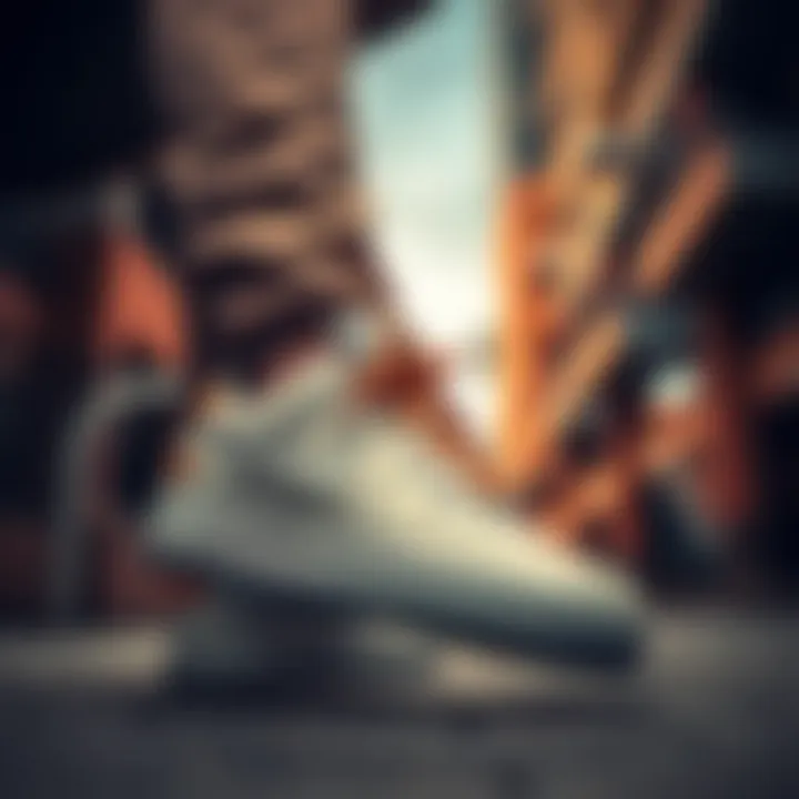 Nike Air Force Flax styled in an urban outfit