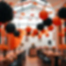 Exploring Orange and Black Party Decorations Introduction