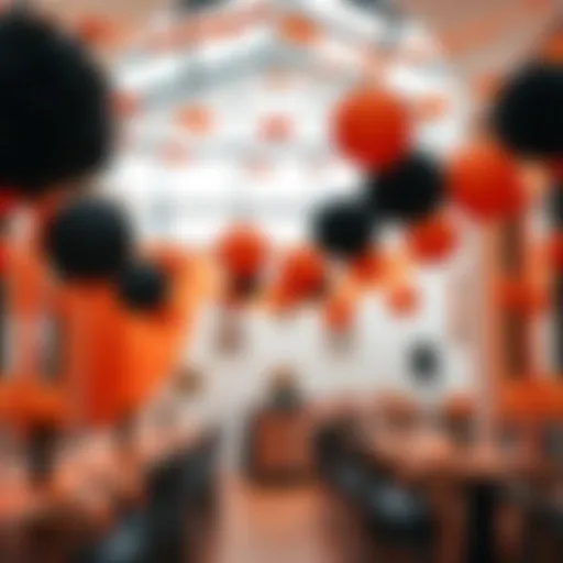 Exploring Orange and Black Party Decorations Introduction