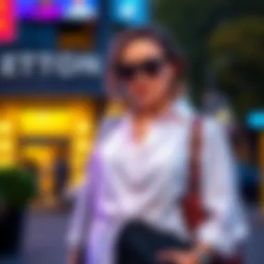 Stylish plus size cotton shirt paired with modern accessories