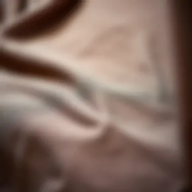 Close-up of fabric texture used in harem pants jumpsuits