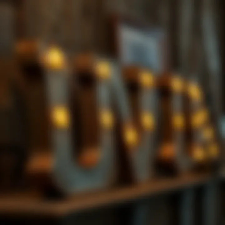 Notable Exploring Rustic Metal Letters: A Unique Decor Element