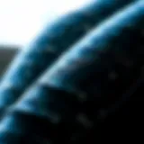 Close-up view of scrunch bum fabric showcasing texture and stretch