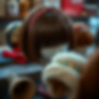 Diverse Materials of Short Headband Wigs Various materials used in short headband wigs