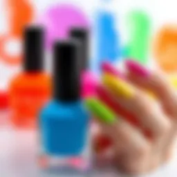 Vibrant temperature color changing nail polish swatches