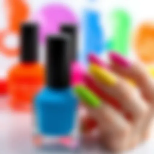 Vibrant temperature color changing nail polish swatches