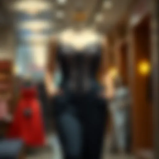 Elegant plus size corset jumpsuit on display