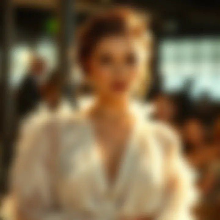 Exploring the Allure of Sheer Robes Embellished with Feathers Introduction