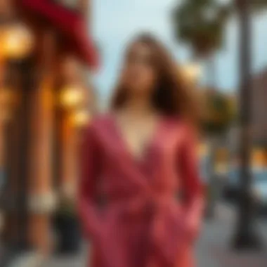 Seasonal styling ideas for ruched drawstring dresses