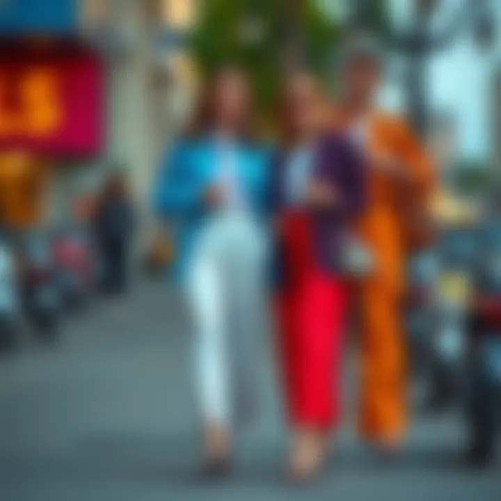 Color coordination tips for tall culottes outfits