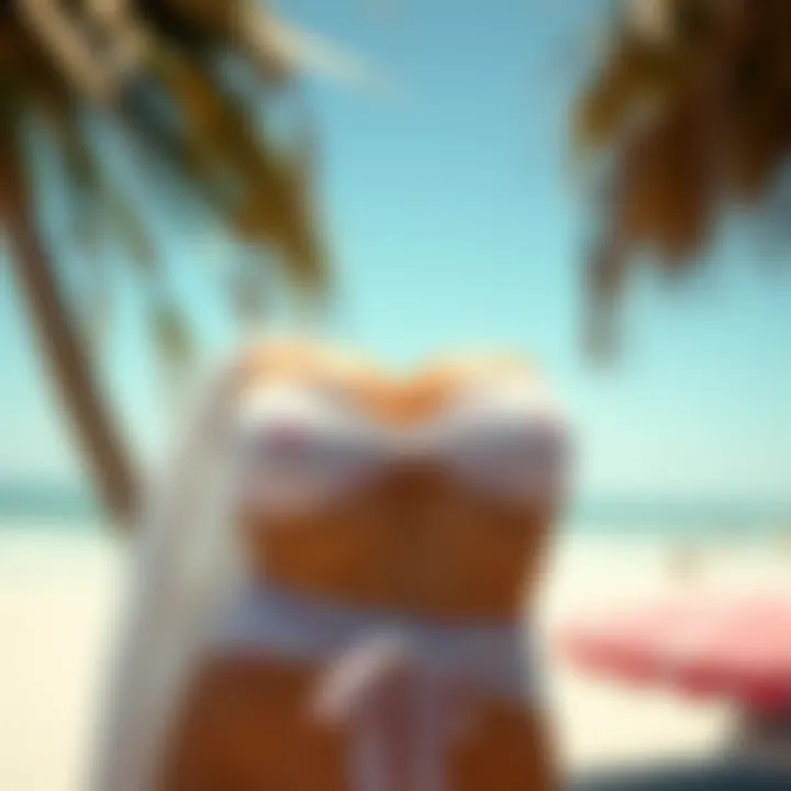 Eco-friendly materials used in creating tube top swimsuit cover ups