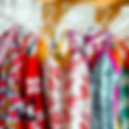 A vibrant collection of XL tankini tops displayed in various colors and patterns