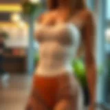 Sleek Design of Waist Sauna Bodysuit Elegant waist sauna bodysuit design showcasing its sleek contours.