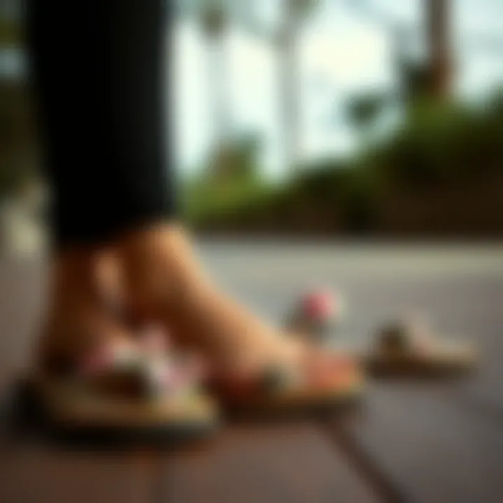 Notable Floral Print Flat Sandals: A Comprehensive Overview