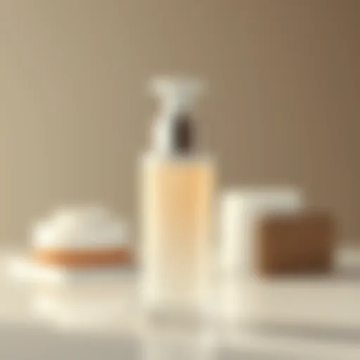 Elegant airless pump bottle showcasing sleek design