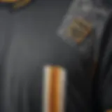 Close-up of the Letterkenny Shoresy Jersey design showcasing its unique patterns and textures