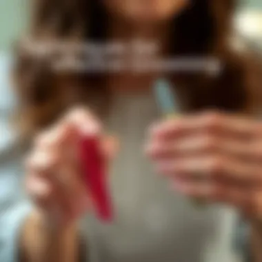 An infographic illustrating the proper techniques for using nail files and buffing blocks.