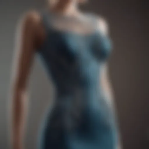 Elegant bodycon dress displayed on a mannequin