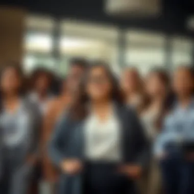 A diverse group of plus-size models showcasing inclusive business casual styles