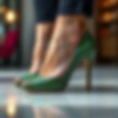 Eco-friendly materials used in trendy heel designs