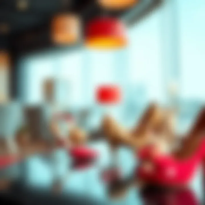 Seasonal styles of trendy heels showcased in a chic setting