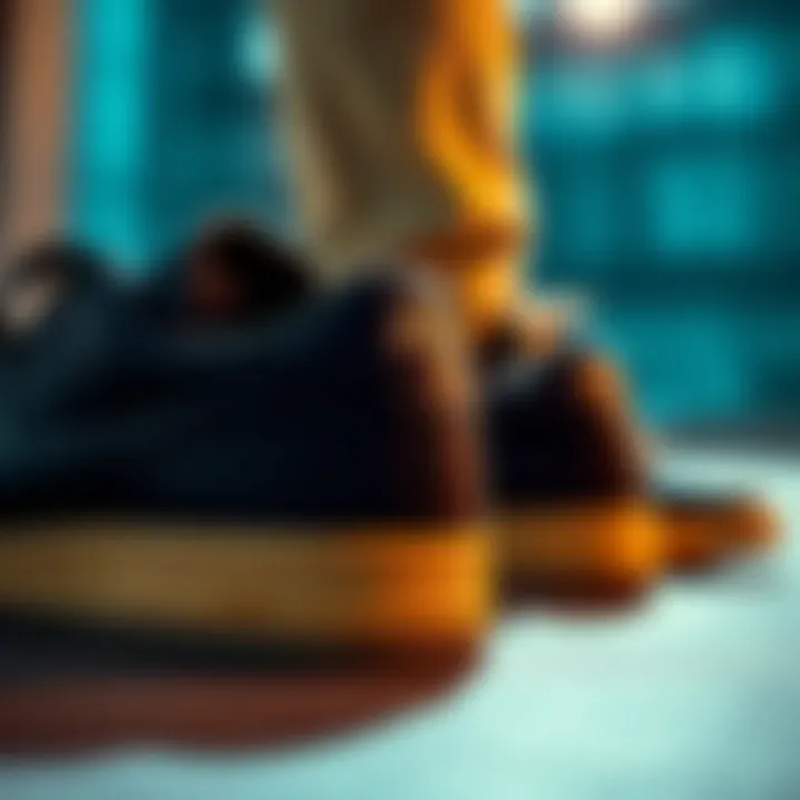 Detailed shot highlighting the premium materials used in Nike Court Borough collection