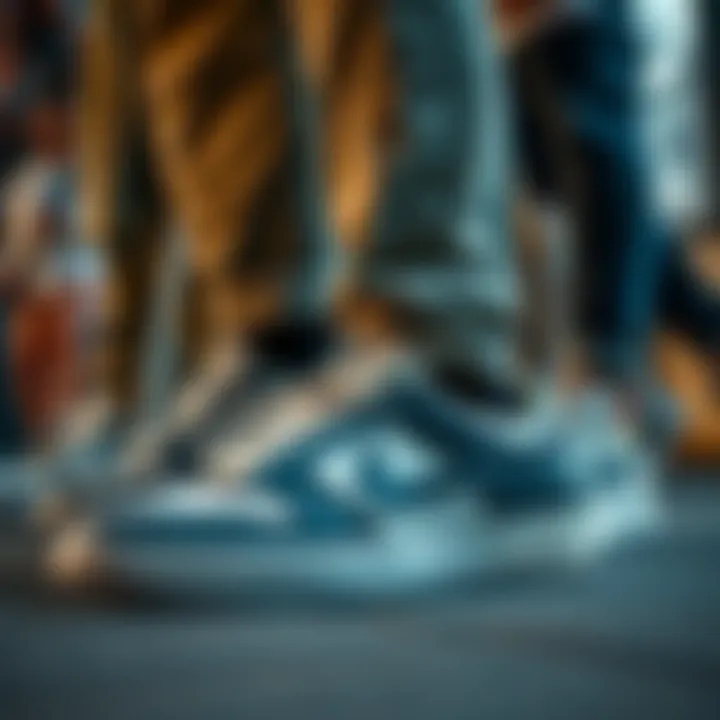 Group of Nike Court Borough shoes showcasing their versatility in different outfits