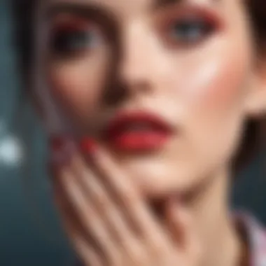 Trendy Nail Art with Nina Nail Polish Trendy nail art featuring Nina Nail Polish, reflecting the latest beauty trends.