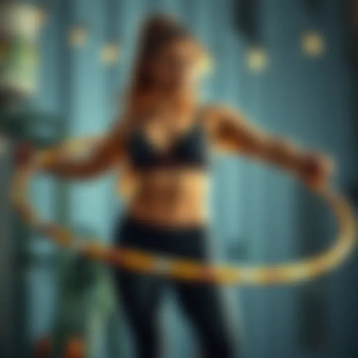 Exploring the Benefits of Hula Hooping Physiological benefits of hula hooping represented visually