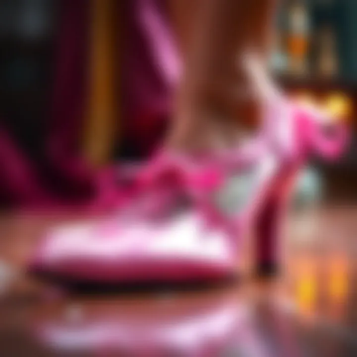 Tips for maintaining pink ballroom dance shoes