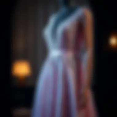 Glittering evening dress for teens