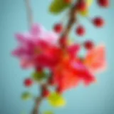The Allure of Artificial Flowers on a Vine Introduction