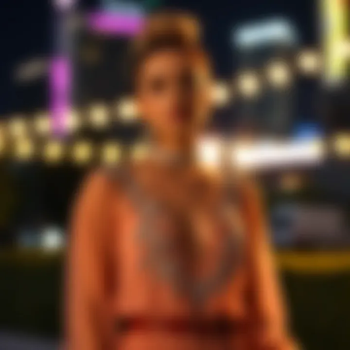 A fashion-forward individual styling a sheer rhinestone jumpsuit for a night out